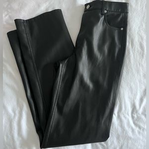 Zara Vegan Leather Pants